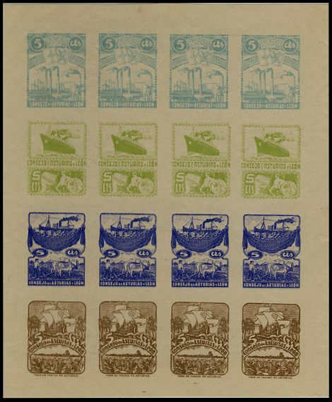 Spanish Espana Guerra Civil War Asturias y Leon